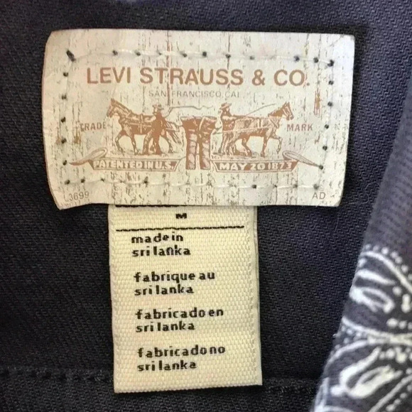 Levi Strauss & Co. Bandana Vest Size M—B4 - Picture 5 of 6